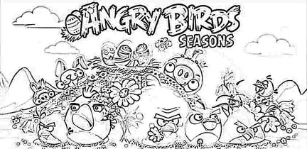 colorear Angry Birds (2)