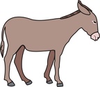 colorear burro (2)