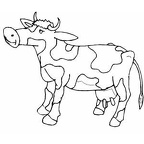 colorear vaca (2000)