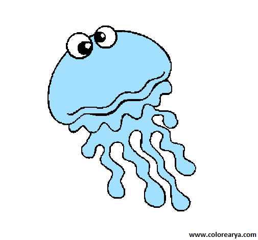 colorear medusa (1)