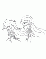 colorear medusa (4)