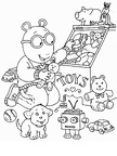colorear Arthur y sus Amigos (3)