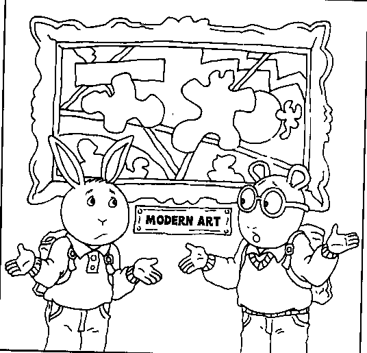 colorear Arthur y sus Amigos (6).gif