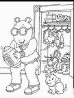 colorear Arthur y sus Amigos (16)