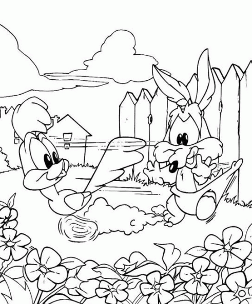 colorear baby looney toons (6).gif
