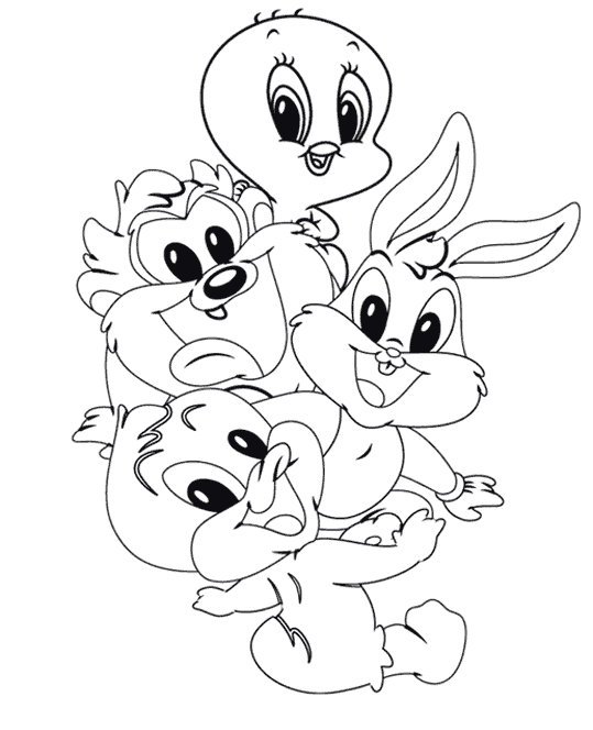 colorear baby looney toons (7)