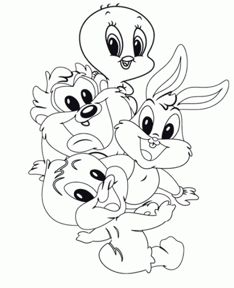 colorear baby looney toons (8).gif