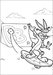Colorear Bugs Bunny (4)