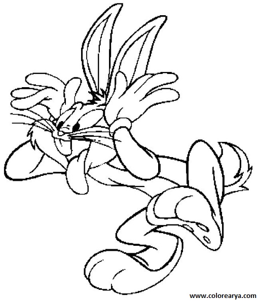 Colorear Bugs Bunny (12)
