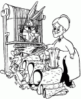 Colorear Bugs Bunny (44)