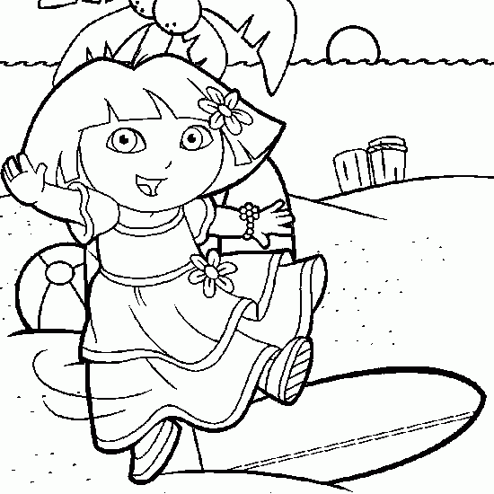 colorear  Dora la Exploradora (5).gif