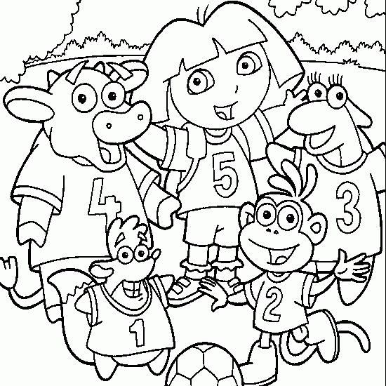 colorear  Dora la Exploradora (7).gif