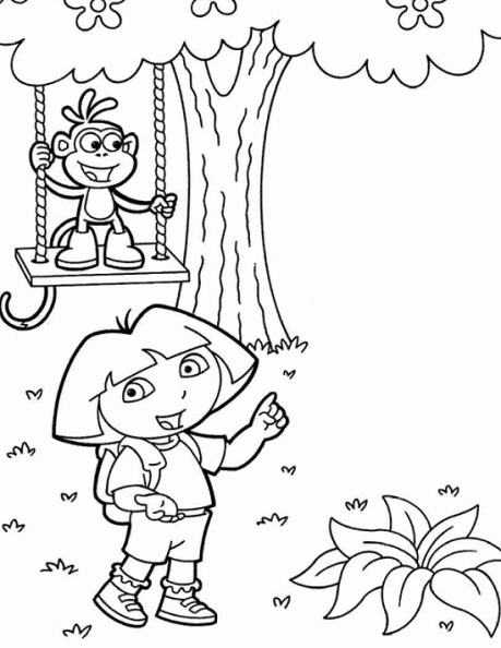 colorear  Dora la Exploradora (11).jpg