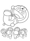 Dibujos para colorear Doraemon (8)