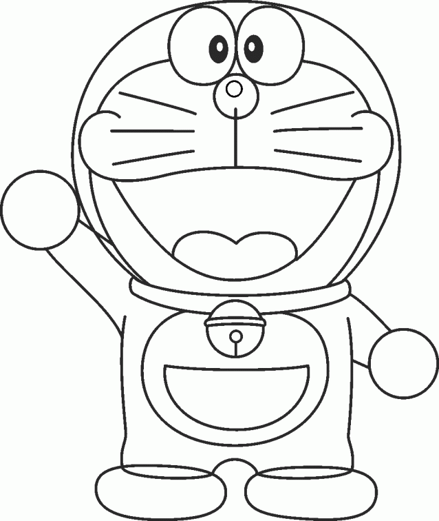 Dibujos para colorear Doraemon (17)