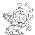 Dibujos para colorear Doraemon (22)