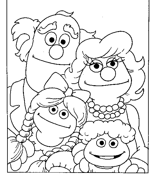 Dibujos colorear la familia (6).gif