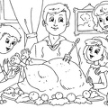 Dibujos colorear la familia (5)