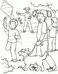 Dibujos colorear la familia (8)