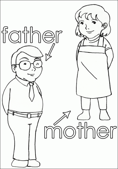 Dibujos colorear la familia (7).gif
