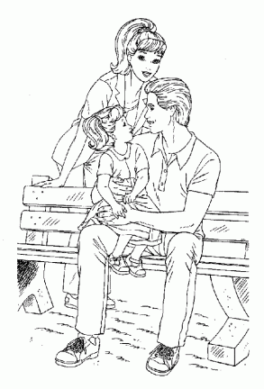 Dibujos colorear la familia (15)
