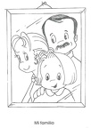Dibujos colorear la familia (23)