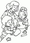 Dibujos colorear la familia (27)