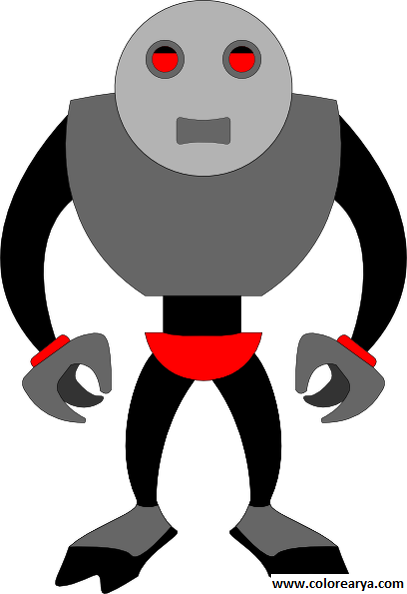 colorear robot (6)