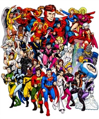 colorear Superheroes (1)