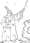 dibujos colorear mago (3)