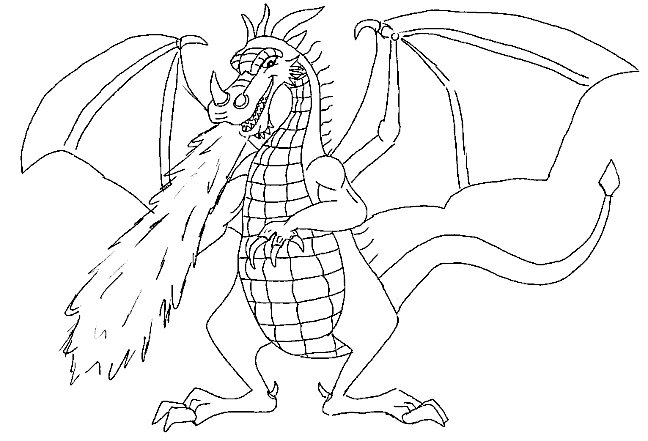 dibujos pintar dragon (7).gif