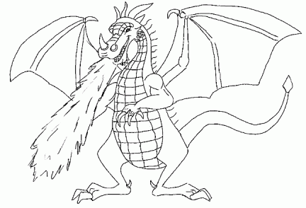 dibujos pintar dragon (7)