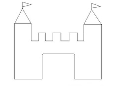 dibujos colorear castillo (5)