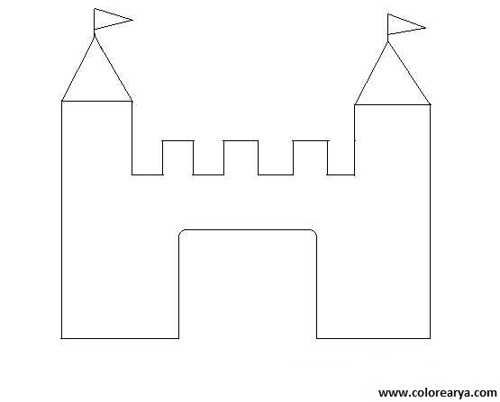 dibujos colorear castillo (5).jpg