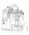 dibujos colorear castillo (8)