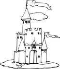 dibujos colorear castillo (10)