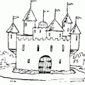dibujos colorear castillo (12)