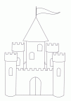 dibujos colorear castillo (18)