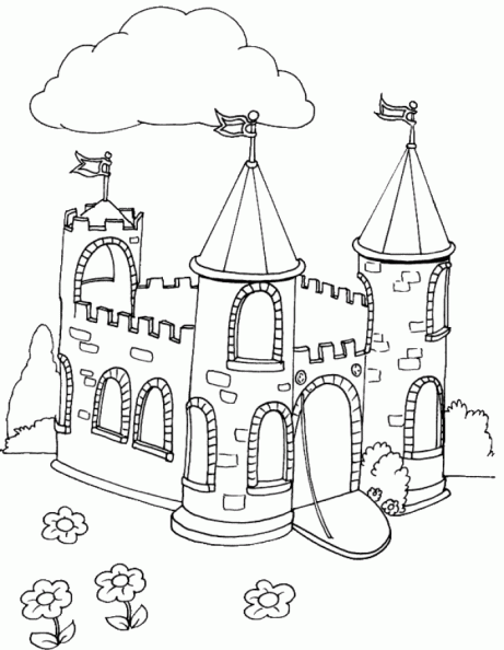 dibujos colorear castillo (19).gif
