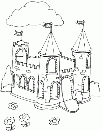 dibujos colorear castillo (19)