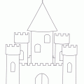 dibujos colorear castillo (21)