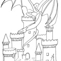 dibujos colorear castillo (22)