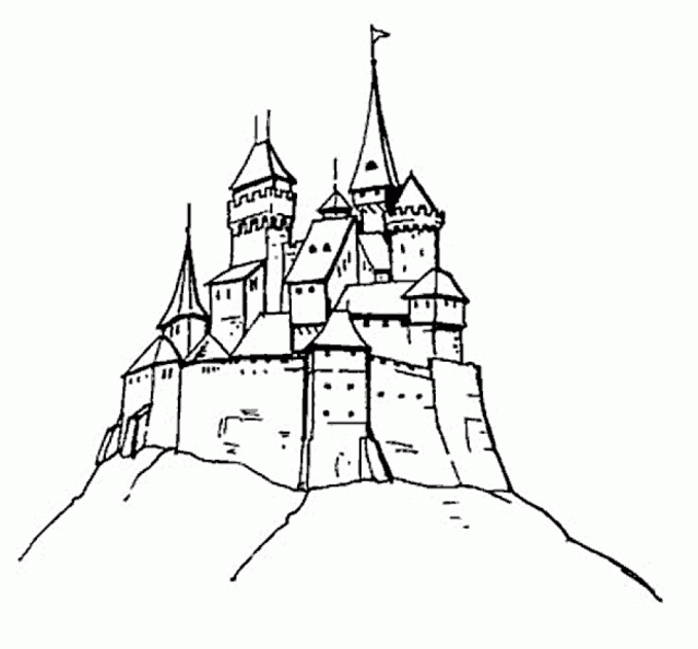 dibujos colorear castillo (22).gif