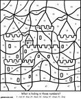 dibujos colorear castillo (28)