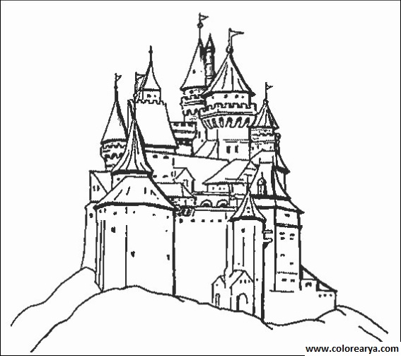 dibujos colorear castillo (35)