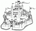dibujos colorear castillo (36)