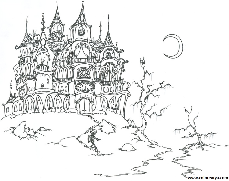 dibujos colorear castillo (37).jpg