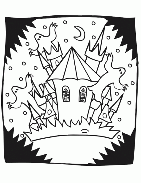 dibujos colorear castillo (41).gif