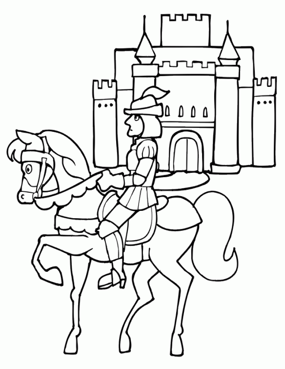 dibujos colorear castillo (42)