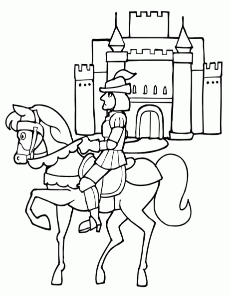 dibujos colorear castillo (42).gif